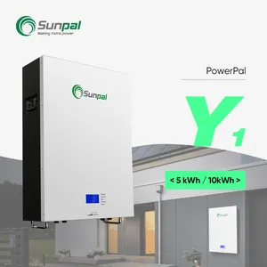 Sunpal năng lượng mặt trời Powered Đồng hồ treo tường sok/eg4 máy chủ giá pin Lithium 48V 100AH 150AH 180ah 200AH 300ah