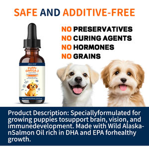 Supplément d'huile de poisson Omega 3 <span class=keywords><strong>pour</strong></span> <span class=keywords><strong>chiot</strong></span> OEM/ODM avec DHA EPA <span class=keywords><strong>pour</strong></span> le développement du cerveau et le soutien de la croissance Supplément naturel <span class=keywords><strong>pour</strong></span> animaux de compagnie - Product Image 4