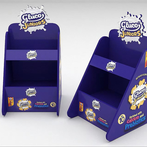 Bán buôn sóng Tear-Away thư mục Box (tùy chỉnh)-POS đứng ngọt cửa Hàng quà tặng giáng sinh/đồ trang sức/Ăn trưa vật liệu tái chế - Product Image 1