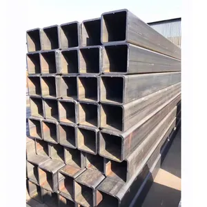 Carbon Steel Square Tube Astm a500 1*1inches*1.4mm ERW Seamless Black Carbon Square/Rectangular Steel Pipe/Tube