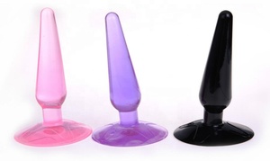 Vuelos de cristal claro jelly anal juguetes suave sensación enchufe trasero para los hombres las mujeres <span class=keywords><strong>juego</strong></span> de <span class=keywords><strong>amor</strong></span> - Product Image 6