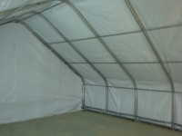 Carpa de Techo Resistente de PVC Plateado Gris de 500 g/m², Impermeable, Portátil, para Almacenamiento Industrial