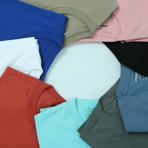 2022 New Fashion Sorona Fabric Blank T Shirt Cool Feel Touch T Shirt Custom Logo Tshirt For Men