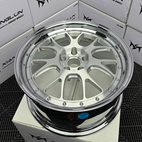 Ruedas Forjadas 6061-T6 de 2 Piezas, 17-24 Pulgadas, 5x1143, 5x112, 5x120 PCD, Ruedas y Neumáticos para Autos de Pasajeros para Benz, BMW, Audi, SUV, Tesla, Porsche