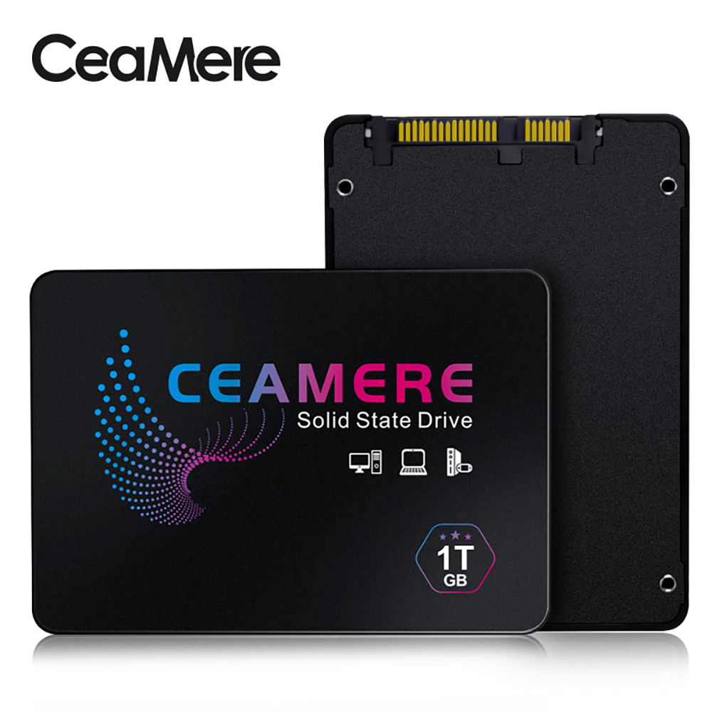 CeaMere โรงงานภายใน Ssd ไดรฟ์ Sata3 2.5นิ้ว120Gb 128Gb 240Gb 256Gb 480Gb 512Gb 960Gb 1TB Solid State Disk