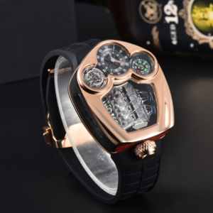 NUEVO Reloj de Cuarzo Suizo para Hombre Serie Engine de Lujo Superior en Acero Inoxidable con Brújula Resistente al Agua - Product Image 2