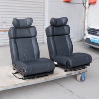 AutoLiuMa personnalisé siège unique RV Rock Roll lit une personne pliante camping-car avec intérieur en cuir caravane camping-car sièges de voiture