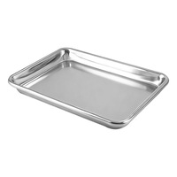 Plaque de cuisson rectangulaire épaissie en alliage d'aluminium, plaque de cuisson grill, plaque de cuisson commerciale pour riz vapeur, barbecue, assiette de dîner, plateau de légumes