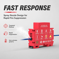 Dispositivo Extintor de Incendios en Aerosol de 10g para Riel DIN con Certificación CE y Logotipo Personalizado con Impresión UV para Gabinetes Eléctricos