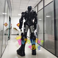 Schwarzes Iron Man Roboter-Kostüm Superpopuläres Erwachsenen-Mecha Rollenspiel-Kostüm Karnevals-Party-Requisiten