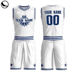 Maillots de basket-ball vierges sublimés réversibles en maille à design personnalisé - Product Image 5