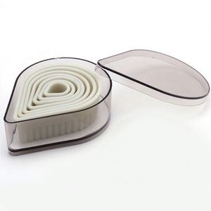 8 Cái Fluted Drop Nylon Cookie Cắt Pastry Dough Cắt Với Vỏ Nhựa - Product Image 1