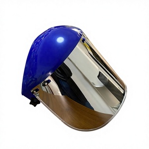 Protector Facial Aluminizado Resistente al Calor <span class=keywords><strong>para</strong></span> Protección a Altas Temperaturas <span class=keywords><strong>de</strong></span> hasta 1000 Grados ° Visera <span class=keywords><strong>de</strong></span> Seguridad Industrial C - Product Image 4