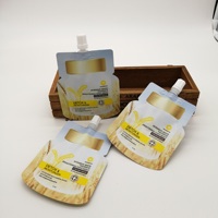 11 Oz Vide Peau Cosmétique En Plastique Refermable Sacs 30ml 200ml Feuille D'aluminium Stand up Bec Poche pour Lotion Crème Solaire