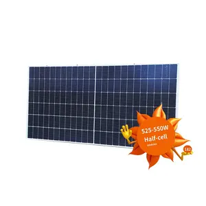 Transparent Europe Monocrystalline Silicon High Performance Bifacial All-Black PERC Solar Panel Half Cells High Performance PV