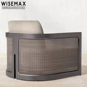 WISEMAX FURNITURE Ensemble de meubles de jardin avec cadre en aluminium de haute qualité et canapé déco en rotin pour l'extérieur - Product Image 3