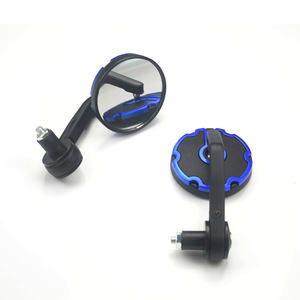 <span class=keywords><strong>Espejos</strong></span> retrovisores laterales para Extremo de barra de motocicleta, <span class=keywords><strong>espejos</strong></span> redondos <span class=keywords><strong>Cafe</strong></span> <span class=keywords><strong>Racer</strong></span> para manillar de 7/8 pulgadas y 22mm, <span class=keywords><strong>espejos</strong></span> para extremos de barra, gafas - Product Image 5