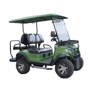 Carrello da Golf da caccia sollevato da Golf Cart con sistema 72v Ac Buggy Golf Cart elettric economi