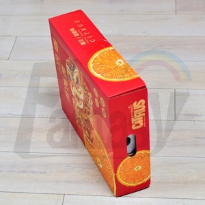 Custom Modern Customizable Carton Packaging Food Disposable Gift <b>Orange</b> Fruit <b>Paper</b> Box - Product Image 4