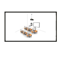 Usine 90 "tableau blanc interactif multi-touch projecteur conseil 82" ~ 150 "céramique/nano IWB taille personnalisée