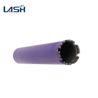 Broca de Diamante LANSHENG de Alta Calidad y Durabilidad, Alta Eficiencia, Longitud de 370/450 mm para Paredes de Ladrillo y Hormigón Armado