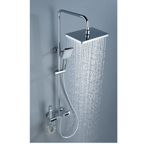 <span class=keywords><strong>Colonne</strong></span> de <span class=keywords><strong>douche</strong></span> murale LED en acier inoxydable à installation facile, avec cascade, pluie et jets de massage - Product Image 6