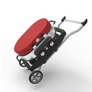 <span class=keywords><strong>Barbecue</strong></span>, chariot de Camping Portable pliable, Grill électronique à <span class=keywords><strong>gaz</strong></span>, avec chariot, pour l'extérieur, pouces - Product Image 4