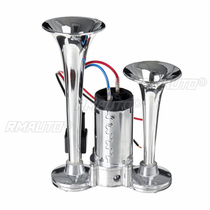 Bocina de Aire Súper Potente de 300DB con 2 Trompetas y Compresor de 12V para Coche, Camión, Barco, Tren - Claxon de Señalización Sonora para Automóvil - Product Image 2