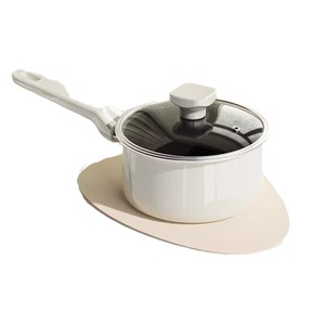 Juego de Ollas <span class=keywords><strong>y</strong></span> Sartenes de Cerámica Antiadherentes al por Mayor con Tapa de Vidrio, Aptas para Inducción, para Cocina Doméstica - Product Image 2