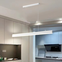 Lustre de salle à manger de luxe, lampe suspendue LED, éclairage de plafond intérieur, décoration de la maison, éclairage en fer anti-éblouissement, directement de l'usine