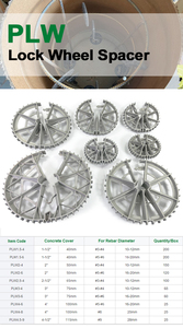 Woshun 1-1/2 "〜4-1/2" 40mm〜115mmロックホイールスペーサーフィットリバーサイズ #3〜 #9リバーホイールスペーサーパイルケージLokホイールスペーサー - Product Image 4