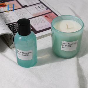 C & H Récipient en verre personnalisé en cire de soja, <span class=keywords><strong>bougie</strong></span> parfumée de longue durée au design unique avec emballage - Product Image 6