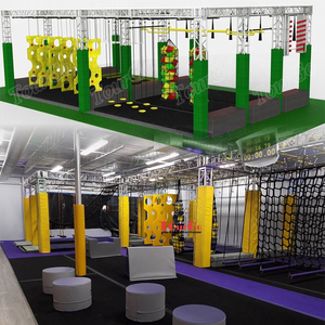 Terrain de jeux d'intérieur et d'extérieur personnalisé, équipement de guerrier Ninja, course d'obstacle, entraînement ninja pour enfants, adultes et athlétiques, à faire soi-même - Product Image 4