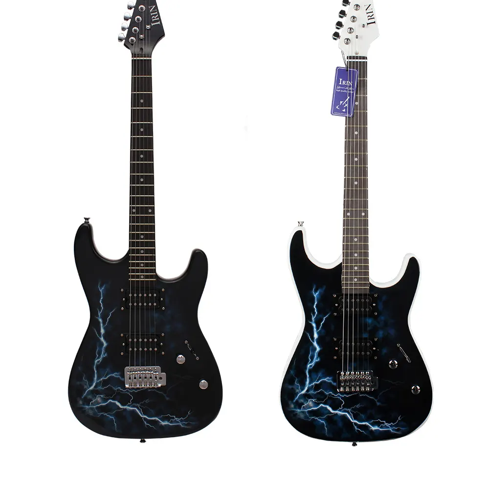 Irin china produz a melhor venda de guitarra elétrica preto e branco