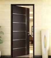 Portes Intérieures en Bois Massif Luxe Modernes Magiques et Étanche pour Cuisine et Chambre, en Polymère et MDF avec Surface Finie