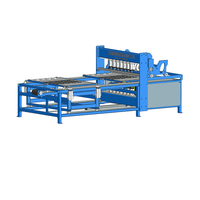 Machine de soudage de treillis métallique à roulement à billes à commande PLC entièrement automatique, à entraînement moteur, haute précision, cage en acier