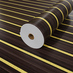 Paneles de pared autoadhesivos 3D con diseño de listones de madera, fáciles de instalar, para decoración de paredes de dormitorios y el hogar. - Product Image 1