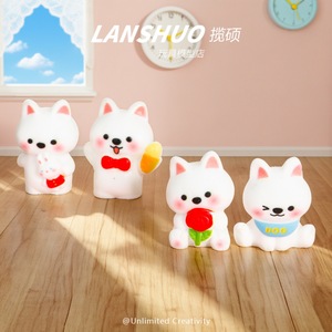 เรซิ่น 3D รูปสุนัข ของตกแต่งรถยนต์ ของตกแต่งโต๊ะทำงาน ของตกแต่ง DIY สำหรับทุกเพศทุกวัย - Product Image 1