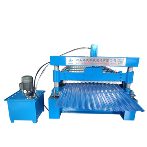 Máy tạo hình tôn lợp mái dạng tấm hình thang Haide <span class=keywords><strong>Factory</strong></span> bán chạy, máy làm ngói tự động hoàn toàn - Product Image 6