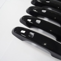 Couvre-poignée de porte de voiture ABS Noir brillant Fabrication d'accessoires automobiles pour Ford Transit Custom 2024 VW T7 VERSION SANS CLÉ