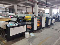 Machine d'impression flexographique automatique à haute vitesse 6 couleurs pour sachets alimentaires, sacs en plastique, sacs en papier, tubes et emballages