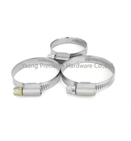 Collier de serrage en acier inoxydable pour tuyau d'eau, 8mm-300mm, avec boulons de fixation, plage d'application