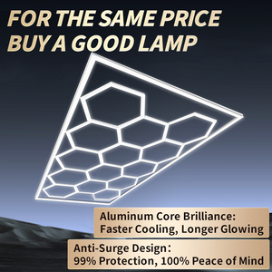 Đèn LED hình tổ ong lục giác dùng cho rửa xe, kiểm tra, chi tiết, nhà để xe, chiếu sáng, đèn, thiết bị chiếu sáng - Product Image 3