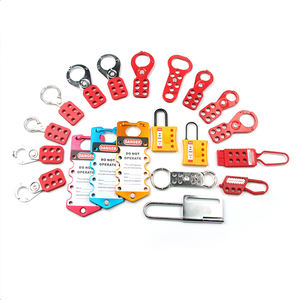سعر جيد قفل أقفال أمان ، قفل لوتو أقفال أمان خارج ، الصلب السلامة قفل Tagout غلق بمشبك - Product Image 1