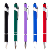 Nouveau design personnalisé de stylo à bille Bic en métal à encre noire de 1.0mm avec écran tactile