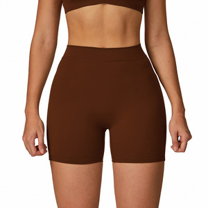 Shorts de yoga taille haute Disko Sport pour femmes avec fesses froncées sans couture avant, pour fitness, course à pied, cyclisme et entraînement - Product Image 2