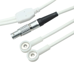 Özelleştirilmiş <span class=keywords><strong>3</strong></span> Pin Metal LEMOS erkek tak SR için 4.0 kadın yapış <span class=keywords><strong>2</strong></span>-Lead tel tıbbi kablo - Product Image 3