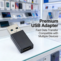 Adaptateur USB-C vers USB-A H-429 Haute Vitesse 5 Gbps Emballage Personnalisé Option Personnalisée pour Expédition en Gros