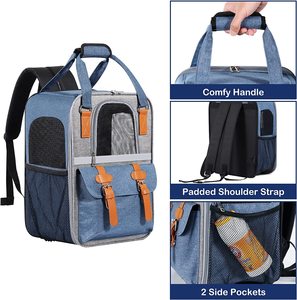 JW-Mochila De Viaje desmontable para mascotas, Mochila pequeña para gatos y perros, para senderismo - Product Image 5