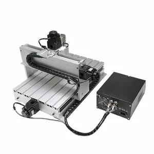 220V mini desktop CNC milling machine lathe 4 axis cnc 3040T DJ for 3d cnc with free gifts